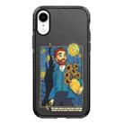 For iPhone XR Simple Illustration Pattern Full Coverage Phone Case(Starry Sky A) - 1