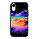 For iPhone XR Simple Illustration Pattern Full Coverage Phone Case(Colorful Clouds C) - 1