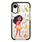 For iPhone XR Simple Illustration Pattern Full Coverage Phone Case(Girls Wardrobe B) - 1