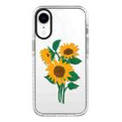 For iPhone XR Simple Illustration Pattern Full Coverage Phone Case(Sunflowers A) - 1