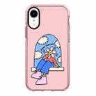 For iPhone XR Simple Illustration Pattern Full Coverage Phone Case(Happy Party A) - 1