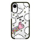 For iPhone XR Simple Illustration Pattern Full Coverage Phone Case(Happy Party B) - 1