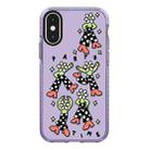 For iPhone XS Max Simple Illustration Pattern Full Coverage Phone Case(Happy Party C) - 1