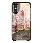 For iPhone XS Max Simple Illustration Pattern Full Coverage Phone Case(Spring Scene B) - 1