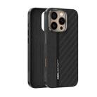 For iPhone 16 Pro Max ABEEL 6D Micro Relief MagSafe Magnetic Phone Case(Black) - 1