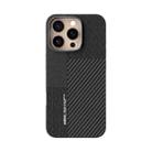 For iPhone 16 Pro Max ABEEL 6D Micro Relief MagSafe Magnetic Phone Case(Carbon Fiber Black) - 2