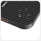 For iPhone 16 Pro Max ABEEL 6D Micro Relief MagSafe Magnetic Phone Case(Carbon Fiber Black) - 3