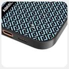 For iPhone 16 Pro Max ABEEL 6D Micro Relief MagSafe Magnetic Phone Case(Carbon Fiber Blue) - 3