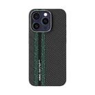 For iPhone 15 Pro Max ABEEL 6D Micro Relief MagSafe Magnetic Phone Case(Green) - 2