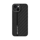 For iPhone 15 Plus ABEEL 6D Micro Relief MagSafe Magnetic Phone Case(Black) - 2