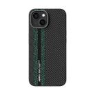 For iPhone 15 Plus ABEEL 6D Micro Relief MagSafe Magnetic Phone Case(Green) - 2