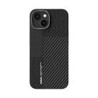 For iPhone 15 Plus ABEEL 6D Micro Relief MagSafe Magnetic Phone Case(Carbon Fiber Black) - 2