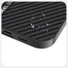 For iPhone 15 Plus ABEEL 6D Micro Relief MagSafe Magnetic Phone Case(Carbon Fiber Black) - 3