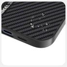 For iPhone 13 Pro ABEEL 6D Micro Relief MagSafe Magnetic Phone Case(Carbon Fiber Black) - 3