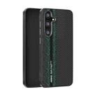For Samsung Galaxy S24 FE 5G ABEEL 6D Micro Relief MagSafe Magnetic Phone Case(Green) - 1