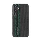 For Samsung Galaxy S24 FE 5G ABEEL 6D Micro Relief MagSafe Magnetic Phone Case(Green) - 2