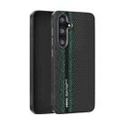 For Samsung Galaxy S24+ 5G ABEEL 6D Micro Relief MagSafe Magnetic Phone Case(Green) - 1