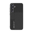 For Samsung Galaxy S24+ 5G ABEEL 6D Micro Relief MagSafe Magnetic Phone Case(Carbon Fiber Black) - 2