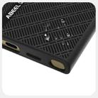 For Samsung Galaxy S24 Ultra 5G ABEEL 6D Micro Relief MagSafe Magnetic Phone Case(Black) - 3