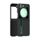 For Samsung Galaxy Z Flip5 5G ABEEL 6D Micro Relief MagSafe Magnetic Phone Case(Green) - 1