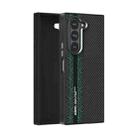 For Samsung Galaxy Z Fold6 5G ABEEL 6D Micro Relief MagSafe Magnetic Phone Case(Green) - 1