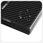 For Samsung Galaxy Z Fold6 5G ABEEL 6D Micro Relief MagSafe Magnetic Phone Case(Carbon Fiber Black) - 3