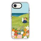For iPhone 7 / 8 / SE 2020 2022 Simple Illustration Pattern Full Coverage Phone Case(Spring Scene D) - 1