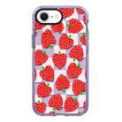 For iPhone 7 / 8 / SE 2020 2022 Simple Illustration Pattern Full Coverage Phone Case(Love Strawberry) - 1