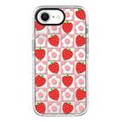 For iPhone 7 / 8 / SE 2020 2022 Simple Illustration Pattern Full Coverage Phone Case(Love Strawberry Flower) - 1