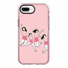 For iPhone 7 Plus / 8 Plus Simple Illustration Pattern Full Coverage Phone Case(Happy Friend A) - 1