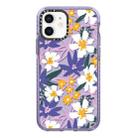 For iPhone 11 Simple Illustration Pattern Full Coverage Phone Case(Fresh Flower A) - 1