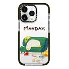 For iPhone 11 Pro Simple Illustration Pattern Full Coverage Phone Case(Sleeping Duck A) - 1
