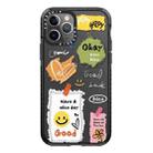 For iPhone 11 Pro Simple Illustration Pattern Full Coverage Phone Case(Happy Every Day D) - 1