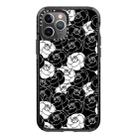 For iPhone 11 Pro Simple Illustration Pattern Full Coverage Phone Case(Camellia A) - 1
