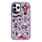 For iPhone 11 Pro Simple Illustration Pattern Full Coverage Phone Case(Summer Vacation B) - 1