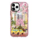 For iPhone 11 Pro Max Simple Illustration Pattern Full Coverage Phone Case(Spring Scene C) - 1