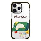 For iPhone 11 Pro Max Simple Illustration Pattern Full Coverage Phone Case(Sleeping Duck A) - 1