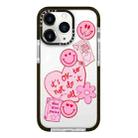 For iPhone 11 Pro Max Simple Illustration Pattern Full Coverage Phone Case(Love Club A) - 1