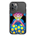 For iPhone 11 Pro Max Simple Illustration Pattern Full Coverage Phone Case(Personality Girl A) - 1