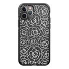 For iPhone 11 Pro Max Simple Illustration Pattern Full Coverage Phone Case(Camellia B) - 1