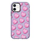 For iPhone 12 Simple Illustration Pattern Full Coverage Phone Case(Love Club C) - 1
