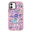 For iPhone 12 Simple Illustration Pattern Full Coverage Phone Case(Summer Vacation A) - 1