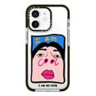 For iPhone 12 Simple Illustration Pattern Full Coverage Phone Case(Cool Couple A) - 1