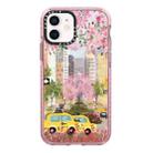 For iPhone 12 mini Simple Illustration Pattern Full Coverage Phone Case(Spring Scene C) - 1