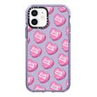 For iPhone 12 mini Simple Illustration Pattern Full Coverage Phone Case(Love Club C) - 1