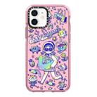 For iPhone 12 mini Simple Illustration Pattern Full Coverage Phone Case(Summer Vacation A) - 1