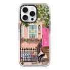 For iPhone 12 Pro Simple Illustration Pattern Full Coverage Phone Case(Spring Scene E) - 1