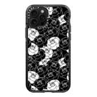 For iPhone 12 Pro Simple Illustration Pattern Full Coverage Phone Case(Camellia A) - 1