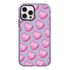 For iPhone 12 Pro Max Simple Illustration Pattern Full Coverage Phone Case(Love Club C) - 1