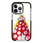 For iPhone 12 Pro Max Simple Illustration Pattern Full Coverage Phone Case(Personality Girl B) - 1